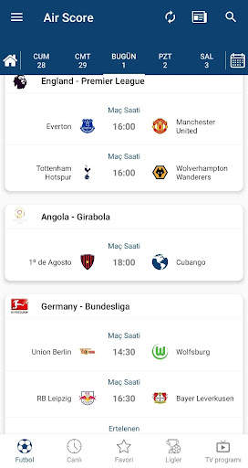 Air Score - Live Scores Result screenshot 5