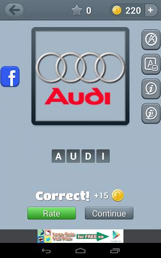 Logo de voitures Quiz screenshot 7