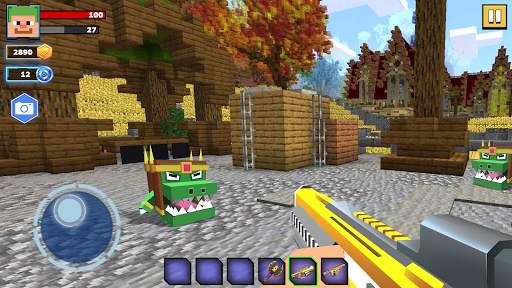 Fire Craft: 3D Pixel World 1 تصوير الشاشة