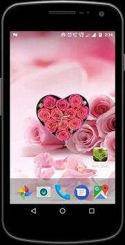 Rose clock live wallpaper screenshot 7