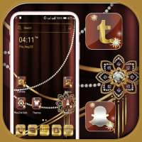 Amazing Gold Launcher Theme on 9Apps