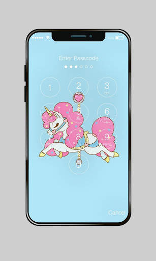 Cuteness Unicorn Wallpapers HD Lock Screen 2 تصوير الشاشة