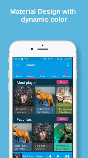 PlayDroid Music Player : Mp3 player, Audio player screenshot 2