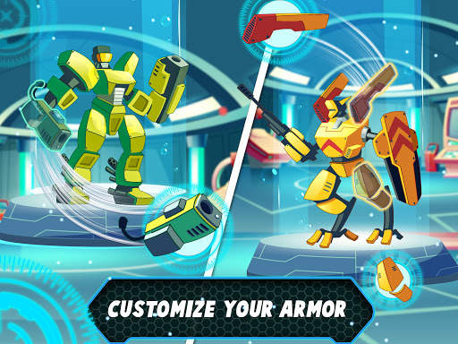 Super Hero Runner- Robot Games screenshot 8
