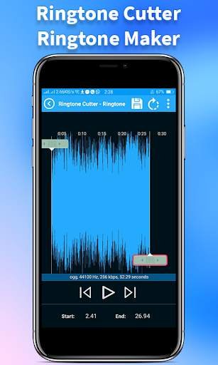 Ringtone Cutter - Set Ringtone Maker, Trimmer Tool screenshot 2