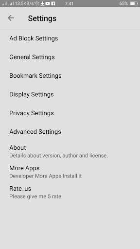 SuperX Fast Browser screenshot 5