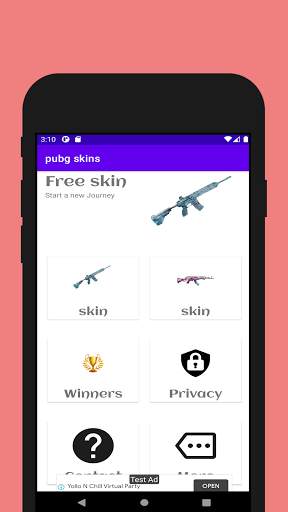 Free Skins : Daily Free Skins PUBG Weapon Skins screenshot 1