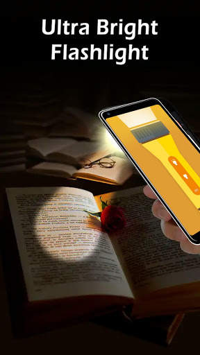flashlight torch app - simple and compact screenshot 1