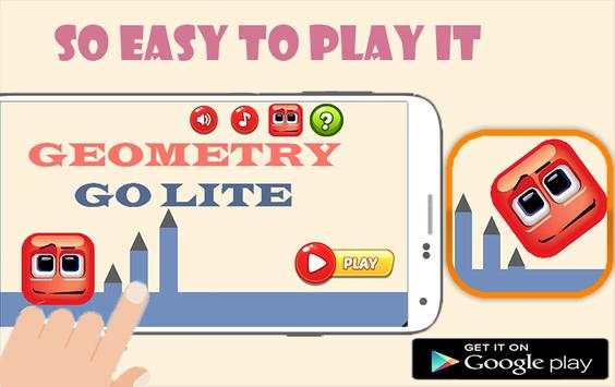 Geometry go lite screenshot 1