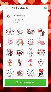 WAStickerApps - Love Stickers Pack for Whatsapp screenshot 3