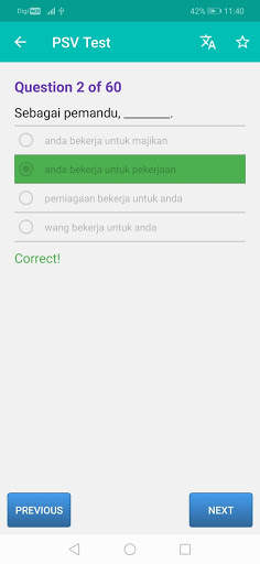 Ujian PSV - Teksi/E-Hailing/Grab screenshot 3