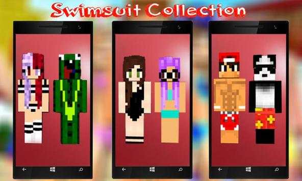 Swimsuit girls skins for Minecraft PE screenshot 2