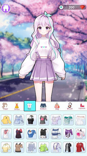Makeover Anime Dress Up Games screenshot 1