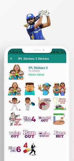 IPL 2021 Stickers For WhatsApp - WAStickersApps screenshot 5