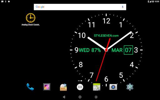 Analog Clock Live Wallpaper-7 screenshot 13