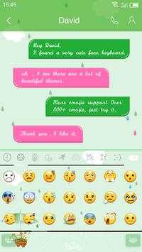 Emoji Keyboard-Rainy Day screenshot 3