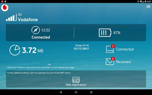 Vodafone Pocket WiFi® Monitor screenshot 4