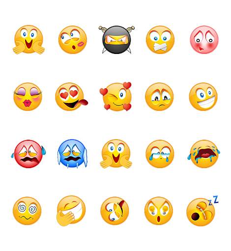 Smiley Emoji Keyboard 2018 Sticker स्क्रीनशॉट 6