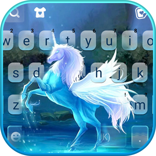 Dreamy Pegasus Keyboard Background icon
