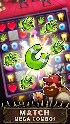 Zombie Blast - Match 3 Puzzle screenshot 2