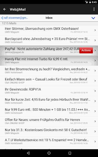 Web@Mail - Cloud based Mail ! screenshot 3