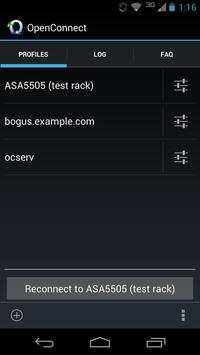OpenConnect screenshot 1