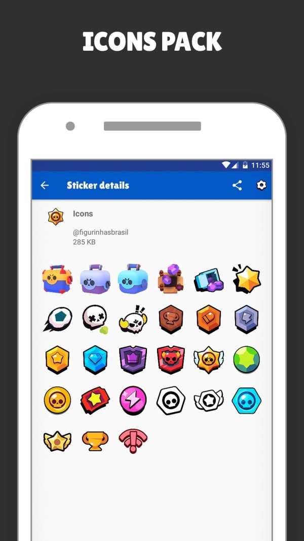 Brawl Stars Stickers: Stickers for WhatsApp screenshot 2