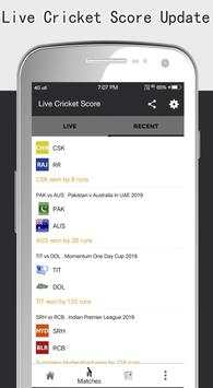 Live Cricket Score Update screenshot 4