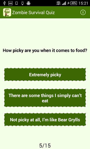 Zombie Survival Quiz screenshot 4