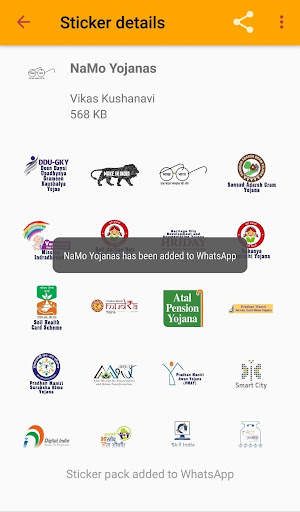 NaMo Stickers for Whatsapp screenshot 6