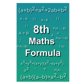 8th maths formula icon