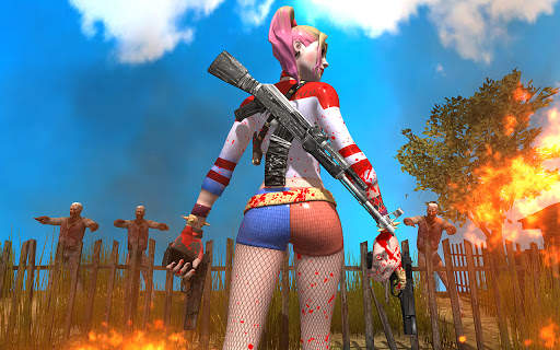 Mad Zombies: zombie menembak offline screenshot 1