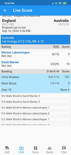 Fantasy Cricket screenshot 2