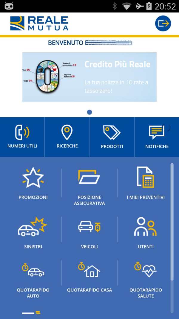 Reale Mutua Mobile screenshot 1