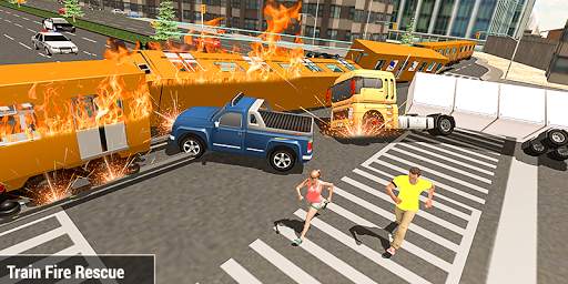Train Fire Rescue Simulator 2019 screenshot 1
