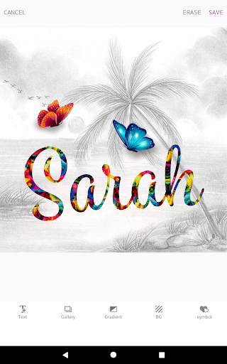 Name Art Maker - Name on pics & Filter n Focus screenshot 8