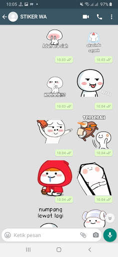 Pack Stiker Wa Pentol Lucu WAStickerApps screenshot 4