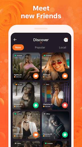 Bloomer ：Live video chat&Make new friends screenshot 4