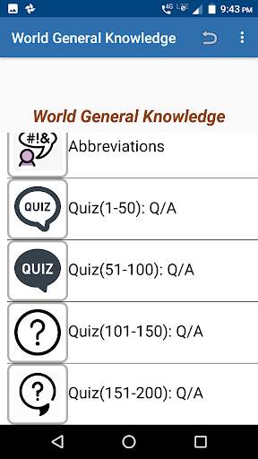World General Knowledge screenshot 8