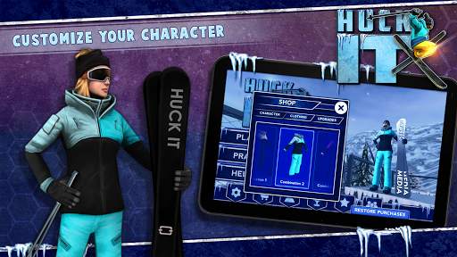 Huck It Skiing Game 3D screenshot 20