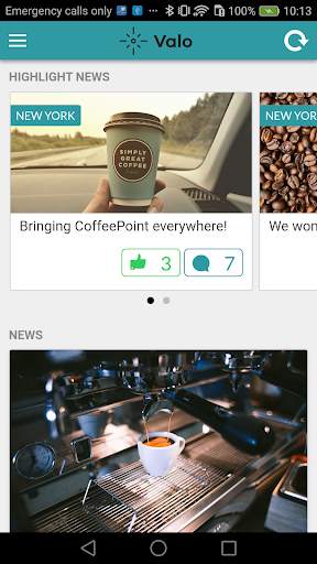 Valo Intranet Mobile App screenshot 1