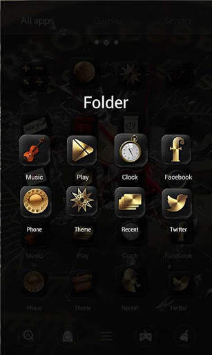 Broken Parallax Go Launcher Theme screenshot 4