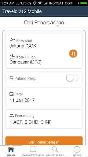 Travelo 212 mobile screenshot 3