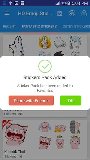HD Emoji Stickers for all Messengers screenshot 15