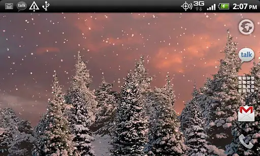 Snowfall Free Live Wallpaper screenshot 5