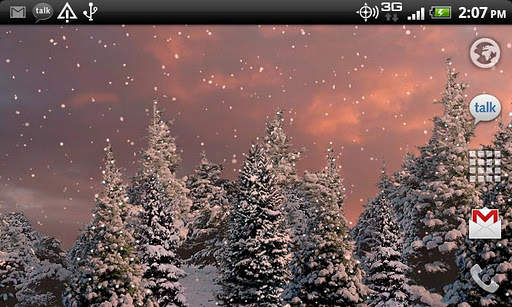Snowfall Free Live Wallpaper screenshot 5