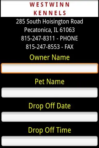 Westwinn Reservation screenshot 1