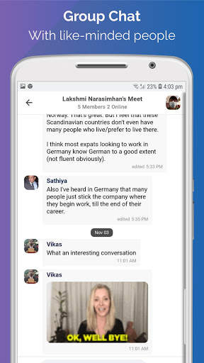 Minits - Social Group Chats screenshot 2