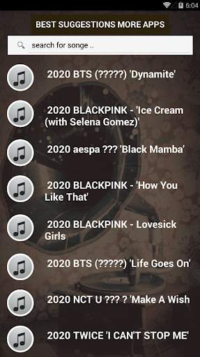 BTS EXO PSY بالكلمات اشهر اغاني كورية بدون نت 2021 screenshot 2