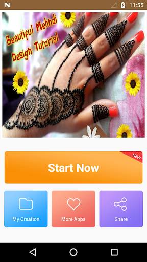 Mehndi Design Photo Editor screenshot 1